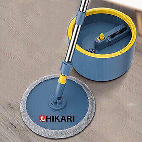 Mua Chổi cây lau nhà thông minh tự vắt Hikari HR-365F Nhật siêu tiết kiệm nước  siêu sạch