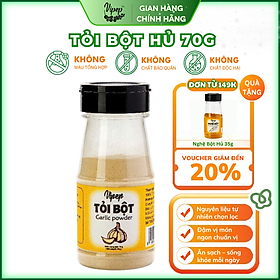 Tỏi Bột Tự Nhiên Vipep Hũ Nhựa 70g