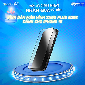 Mua Kính dán màn hình iP 15 Series - ZAGG Plus Edge - 100112432 - Hàng Chính Hãng