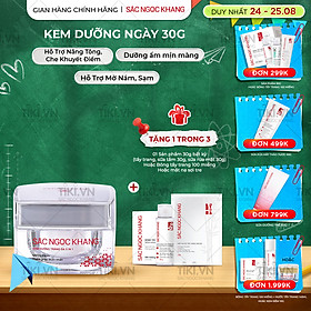 Kem dưỡng da Sắc Ngọc Khang 5 trong 1 ban ngày 30g giúp nuôi dưỡng làn da sáng khỏe, mờ thâm nám ngăn ngừa lão hóa