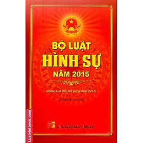Bộ luật Hình sự Năm 2015( Được sửa đổi, bổ sung năm 2017)