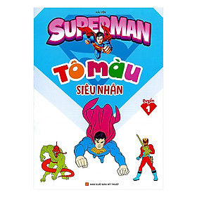 Nơi bán Tô Màu Siêu Nhân Superman Quyển 1 - Giá Từ -1đ
