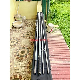 Cần lục ba khúc Surf Ledear 2 ngọn Bx và Cx phôi trắng xứ
