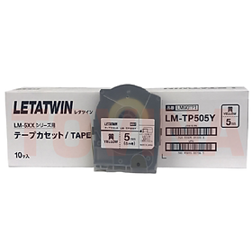Mua Nhãn Vàng LM-TP505Y (5mm  8m/cái) - Hàng Chính Hãng - Max - Nhật Bản