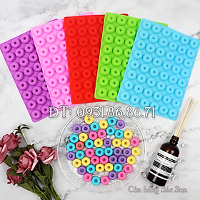 Mua Khuôn silicon 48 Donut tròn – Mã số 1459