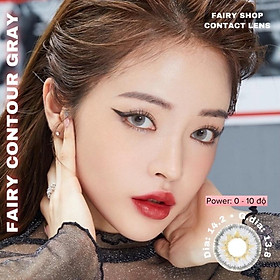 Kính Áp Tròng Cao Cấp Fairy Contour Gray 14.2 FAIRY SHOP CONTACT LENS độ cận 0 đến 10 độ - 1