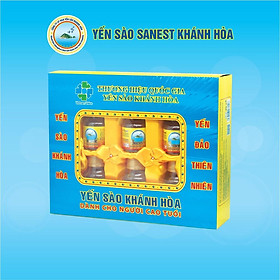 [Hộp 6 lọ] Nước Yến sào Khánh Hòa Sanest dành cho người cao tuổi đóng lọ 70ml