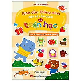 Hình Dán Thông Minh Giúp Bé Làm Quen Với Toán Học - Các Loài Vật Dưới Ánh Trăng