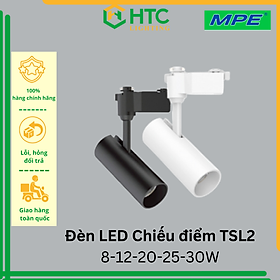 Đèn LED chiếu điểm/ rọi ray 8-12W (seri TSL2)- Thương hiệu MPE - TRẮNG