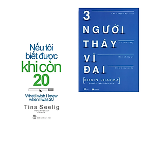 Hình ảnh Combo Sách Kinh Tế: Nếu Tôi Biết Được Khi Còn 20 (Tái Bản 2019) + Ba Người Thầy Vĩ Đại (Tái Bản) - (Những Câu Chuyện Đặc Biệt / Tặng Kèm Postcrd Greenlife)