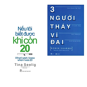 Hình ảnh Combo Sách Kinh Tế:  Nếu Tôi Biết Được Khi Còn 20 (Tái Bản 2019) +  Ba Người Thầy Vĩ Đại (Tái Bản) - (Những Câu Chuyện Đặc Biệt / Tặng Kèm Postcrd Greenlife)