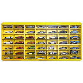 Mua Kệ 49 Ô Kính Mica Chắn Bụi Trưng Xe Mô Hình Hot Wheels Tomica Tỉ Lệ 1:64