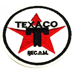 Patch ủi sticker vải - Texaco hình tròn