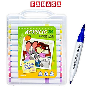 Hộp 24 Màu Marker Acrylic - iiGEN YZ360018
