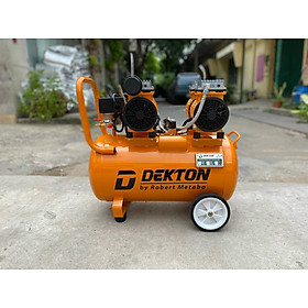 Mua MÁY NÉN KHÍ KHÔNG DẦU 2X1HP-50L DEKTON DK-750X2 - HÀNG CHÍNH HÃNG