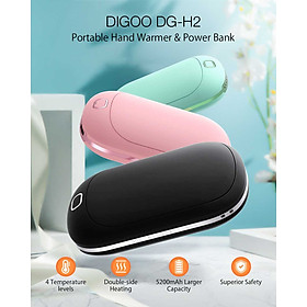 Mua Máy Sưởi Ấm Cầm Tay Kiêm Sạc Dự Phòng 5200mAh DIGOO Hand Warmer Nạp Sạc cao cấp