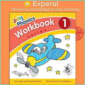 Hình ảnh Sách - Jolly Phonics Workbook 1 - in Precursive Letters (British English edition) by Sue Lloyd (UK edition, paperback)