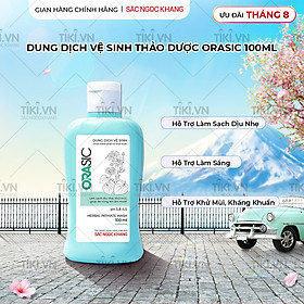 Dung dịch vệ sinh Orasic (100ml) kháng khuẩn thiên nhiên