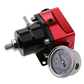 Red   Fuel Pressure Regulator with  Inlet And