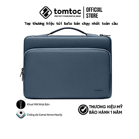 Túi xách chống sốc Tomtoc Briefcase dành cho Macbook Pro 13inch NEW Dark Blue- Hàng chính hãng