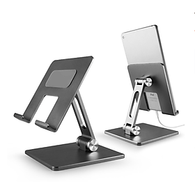Mua Giá Đỡ Để Bàn Máy Tính Bảng Ipad Điện Thoại Hợp Kim Nhôm Cao Cấp - Điều Chỉnh Góc Độ - Trục Kép- Gấp Lại Tiện Lợi