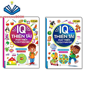 Sách-Combo 2c IQ thiên tài 3 - 4 tuổi & IQ thiên tài 4 - 5 tuổi