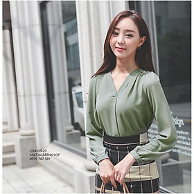 Q341119 ÁO KIỂU CỔ TIM CÔNG SỞ