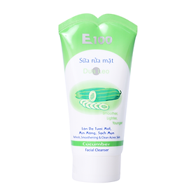Sữa Rửa Mặt E100 Dưa Leo 100G