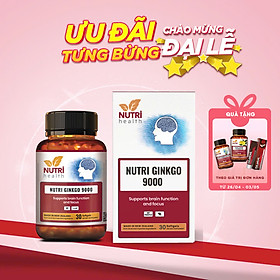 Viên Uống Bổ Não Nhập Khẩu Chính Hãng New Zealand Nutri Ginkgo 9000 (30 Viên)