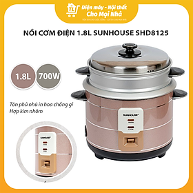 Nồi Cơm Điện Nắp Rời Sunhouse SHD8125 (1.8L)