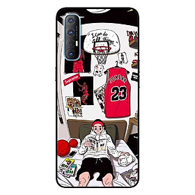 Ốp lưng dành cho Oppo Reno 3 Pro mẫu Cậu Bé Sneaker