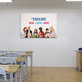 Mua Tranh phòng học tiếng anh | Tranh treo tường đẹp W2184