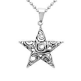 Exquisite Little Star Love or Friendship Pendant Lots Small Beads Necklace