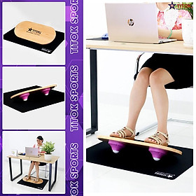 Mua Giá kê chân văn phòng cho Nữ  Xoay chuyển nhẹ nhàng 360º tích hợp Massage bàn chân Chống tê mỏi chân Titok Sports