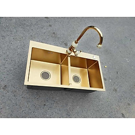 Chậu 820*450 Nano vàng 9999 như hình cao cấp
