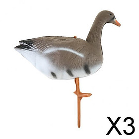 3xOutdoor Full Size Goose Hunting Decoy 3D Target Garden Lawn Decor Type D