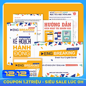 Tự Học Tiếng Anh Giao Tiếp Chỉ Trong 3 Tháng - Eng Breaking (Kèm File mềm Học Offline Và Tài Khoản Học Online)