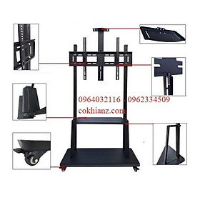 Mua Giá Treo Tivi Di Động 1700 32 - 43 - 50 - 55 - 65 Inch Cột Treo Tivi Có Bánh Xe