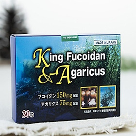 Thực phẩm bảo vệ sức khỏe King Fucoidan & Agaricus Hộp 30 viên