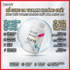 Multivitamin Ostrovit 100% VIT&MIN Forte 90/120 viên - Bổ sung đa Vitamin, khoáng chất cao cấp hàm lưỡng cao, cải thiện sức khoẻ tổng thể