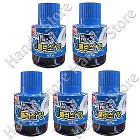 Combo 5 Cốc thả bồn cầu tẩy xanh toilet Hàn Quốc Mr Fresh 180g ( hương ngàn hoa )