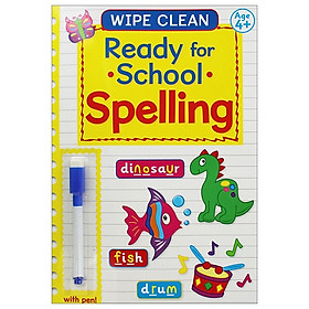 [Download Sách] Wipe Clean Ready For School Book With Pen: Spelling Book 3