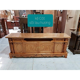 Mua Kệ tivi cột  gỗ sồi dài 1m6  1m8