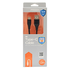 Mua Dây Cáp Sạc USB Type-C Pisen Dài 1.2m Braided Chống Gãy - Hàng Chính Hãng