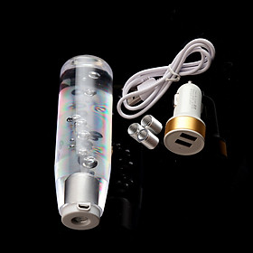 Car Gear Shift Knob Shifter Crystal Style Manual Shifting Head Universal LED Shift Lever 10cm/15cm/20cm/25cm