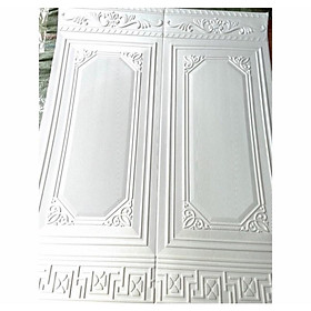 Mua Xốp dán chân tường giả gỗ khổ lớn kt 70 x 90 cm- hàng chuẩn loại 1 dính cực chắc