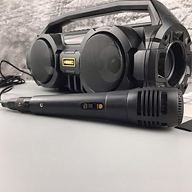 Mua Loa Bluetooth Karaoke KIMISO KM-S1 Âm Bass Cực Hay  Hỗ Trợ Nghe Radio - Tặng kèm Mic hát Karaoke - Hàng Nhập Khẩu