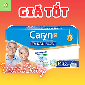 Tã bỉm DÁN CARYN dành cho người già người lớn size M20 miếng'9o
