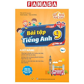 Sách - Global Success - Bài Tập Tiếng Anh 9 - Tập 1 (Có Đáp Án)