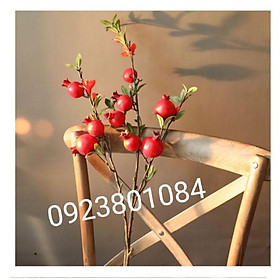 Mua Cành Lựu 9 quả dài 1m Hàng loại 1- Cành lựu giả